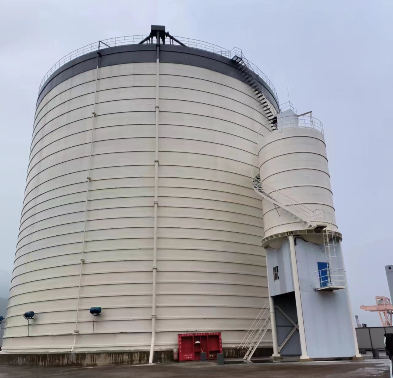 托里10万吨水泥钢板库